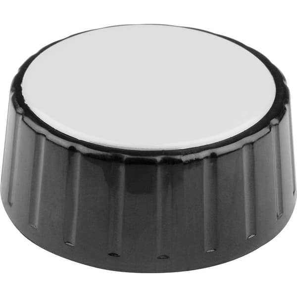 Mentor 335.61 335.61 Vridknapp med knappmarkering Svart (Ø x H) 48 mm x 19 mm 1 st