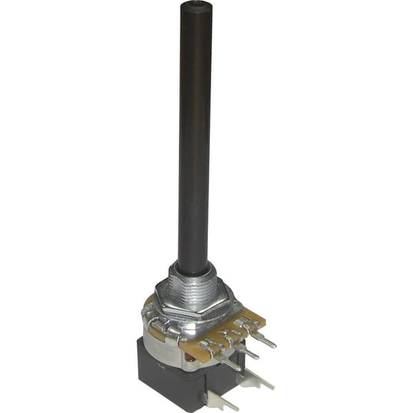 Potentiometer Service 9803HS4 PC20BU/HS4 CEPS F1 L:65 A2,2K Roterande potentiometer med switch Mono 2.2 kΩ 1 st