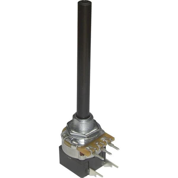 Potentiometer Service 9805HS4 PC20BU/HS4 CEPS F1 L:65 A10K Roterande potentiometer med switch Mono 10 kΩ 1 st