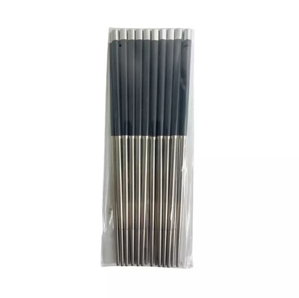 Matpinnar Svart/Silver 10par/pkt Kina