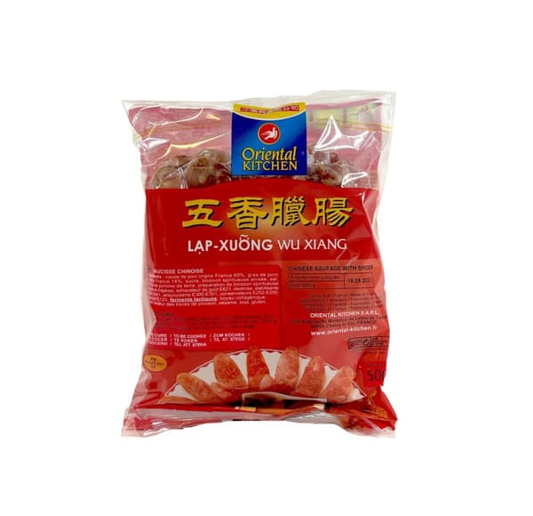 Fläsk Korv Lap-Xuong Wu Xiang Chiew 500g Oriental Kitchen Frankrike