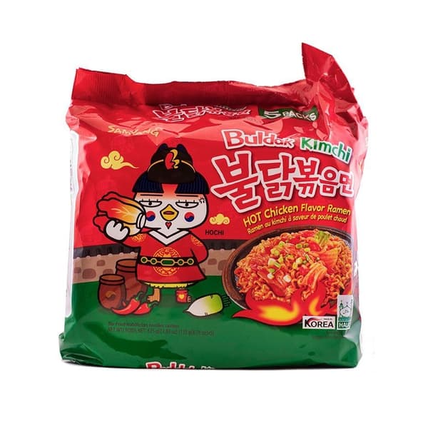 Snabbnudlar Buldak Kimchi 135gx5st Samyang Korean