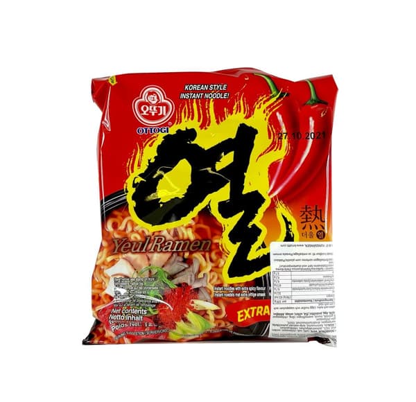 Pikanuudelit Yeul Ramen Extra Strong 120g Ottogi Korean