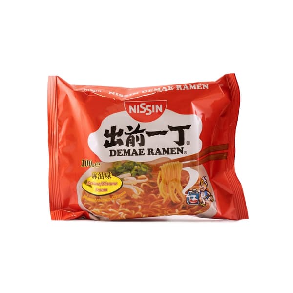 Snabbnudlar Sesamoljasmak 100g Nissin Japan