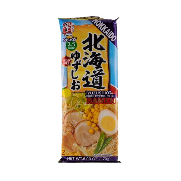 Ramennudlar Med Yuzu-Salt Smak BHD 170g Itsuki Hokkaido Japan