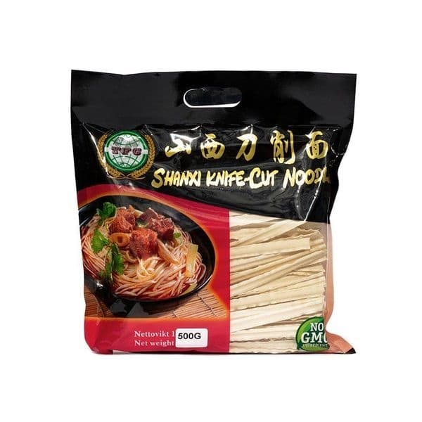 Nudlar Shanxi Knife-Cut 500g TFC Kina