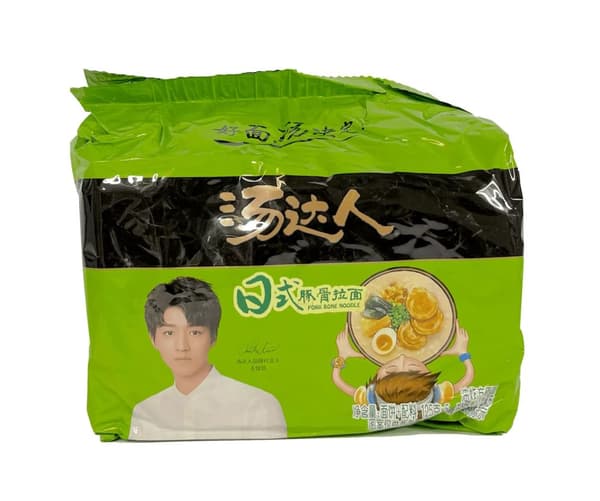Snabbnudlar Med Japansk Fläsksmak 125gx5st/Förp Tang Da Ren Kina