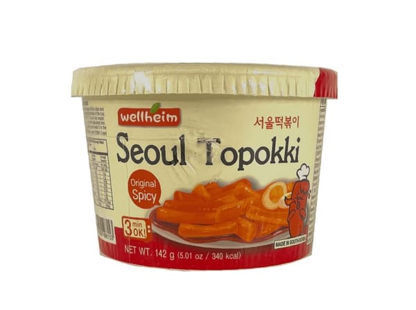 Snabbriskakor Seoul Topokki Spicy Smak 142g Wellheim Korean