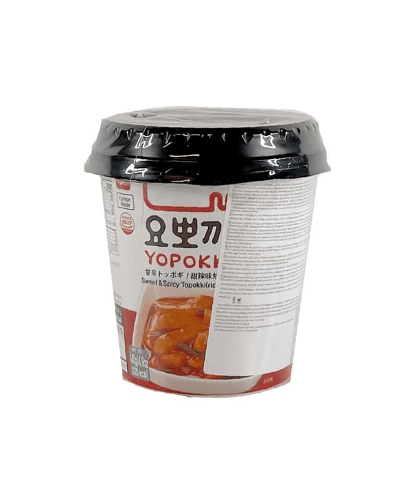 Riskaka Söt/Spicy Kopp 140g Yopokki Korea