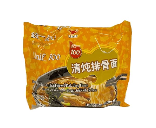 Snabbnudlar Med Ribs Smak 105g Unif 100 Kina