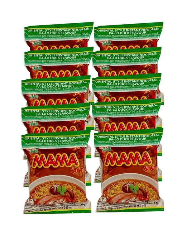Snabbnudlar Pa-Lo Anksmak 55gx10st/Förp Mama Thailand