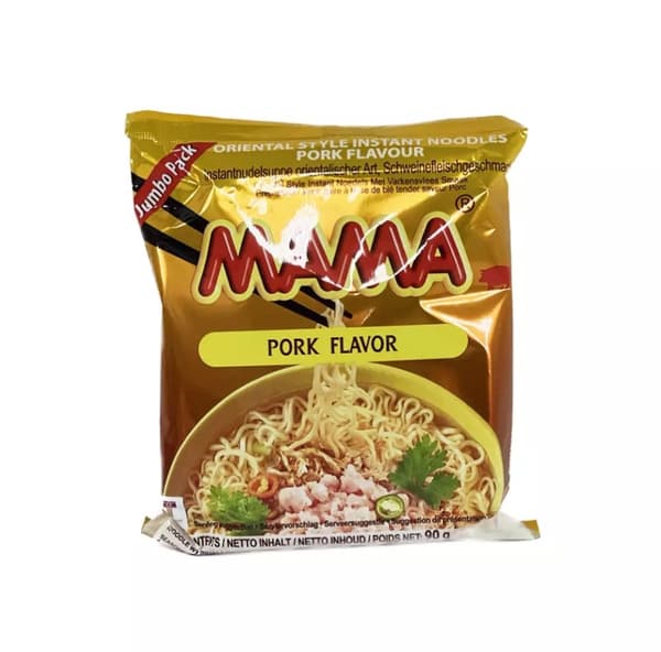 Snabbnudlar Fläsk Smak 90g Mama Thailand