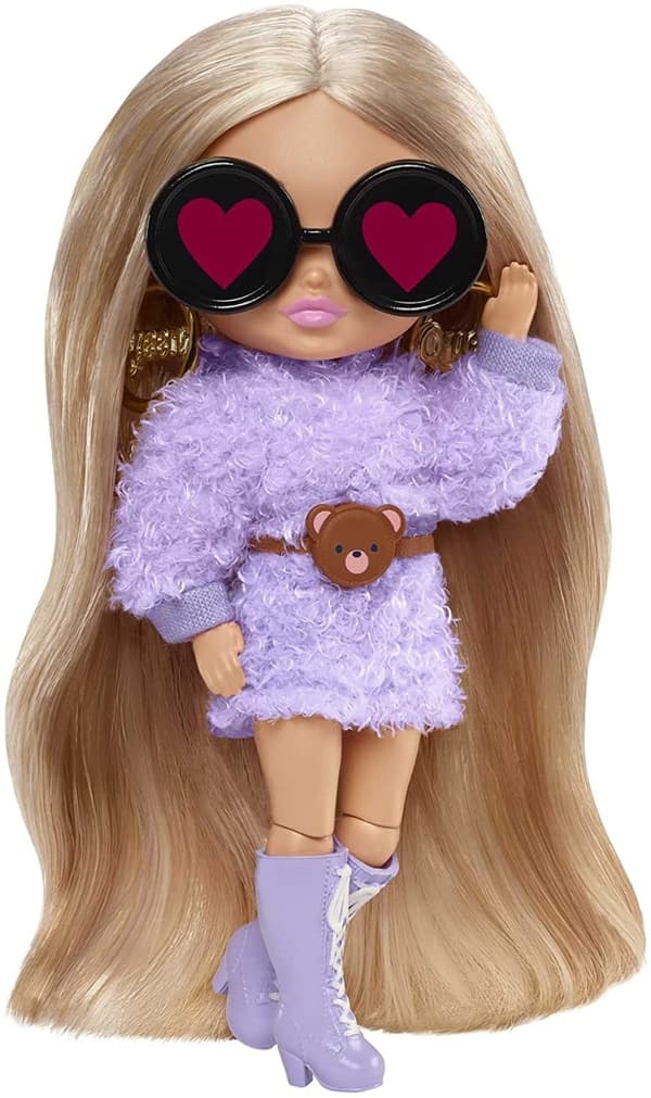 Barbie® Extra Mini nukk lilla kasukaga