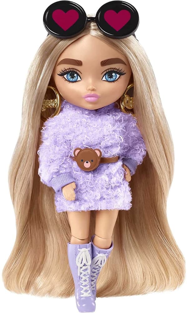 Barbie® Extra Mini nukk lilla kasukaga