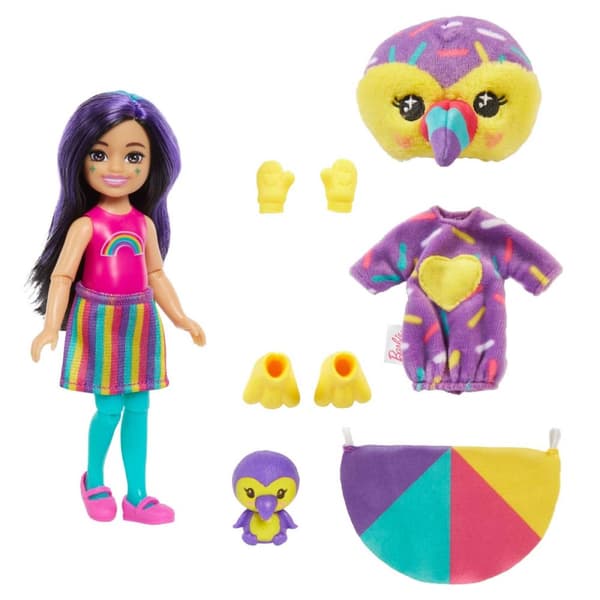 Barbie® Chelsea Cutie Reveal Džungli seeria nukk - Tuukan
