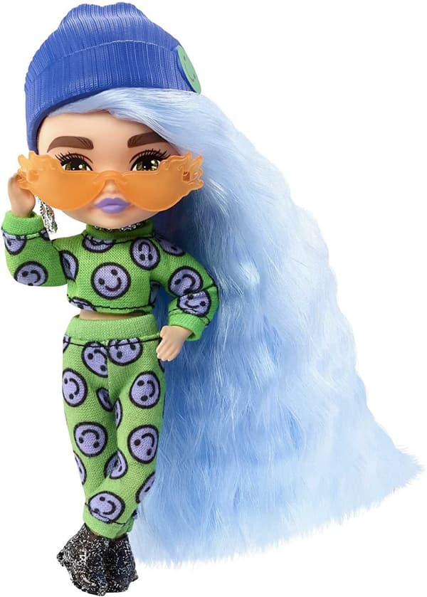 Barbie® Extra Mini nukk siniste juustega