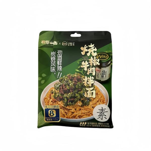 Snabbnudlar Sichuan Peppar Biff Smak 182g You Ni Yi Mian Kina