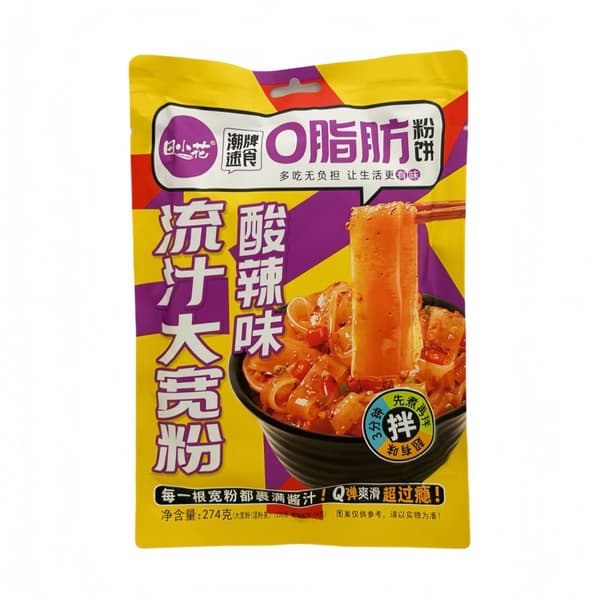 Potatisnudlar Med Sur/Stark Smak 274g Tian Xiao hua Kina