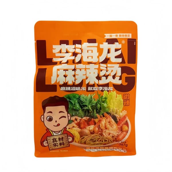 Snabbnudlar Malatang Dong Bei Light Spicy 387g Li Hai Long Kina
