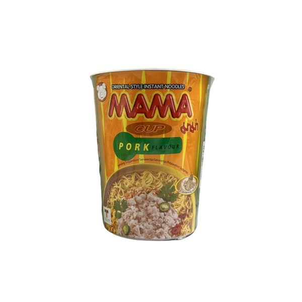 Snabbnudlar Cup Fläsk Smak 70g Mama Thailand