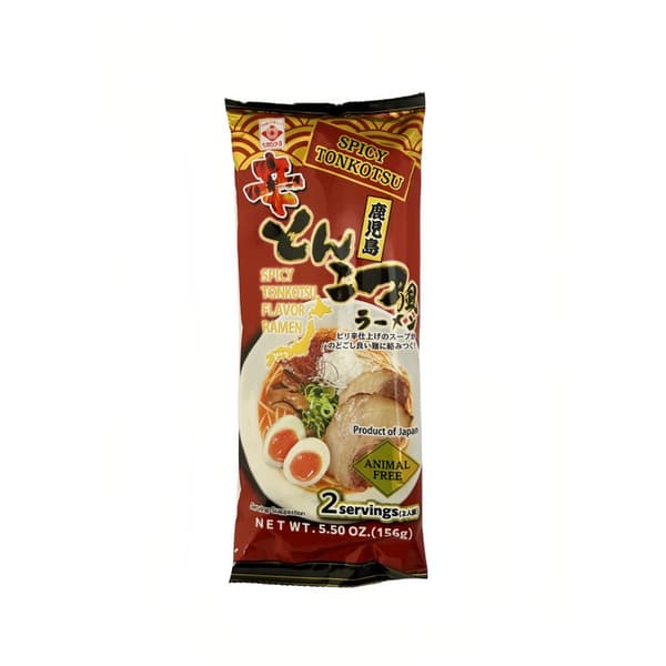 Ramen Nudlar Tonkotsu Stark 156g Higashimaru Japan