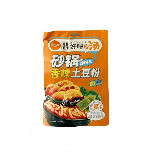 Potatisnudlar Med Stark Smak Sa Guo 327g Tian Xiao Hua Kina