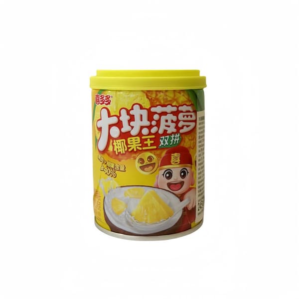 Kokosnötter och Ananas Dessert 200g Xi Duo Duo Kina