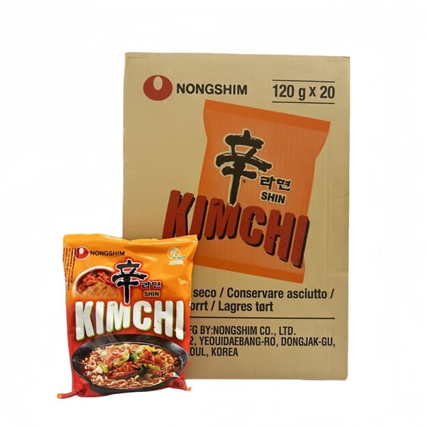 Snabbnudlar Kimchi Ramyun 120gx20st/Krt Nongshim Korea