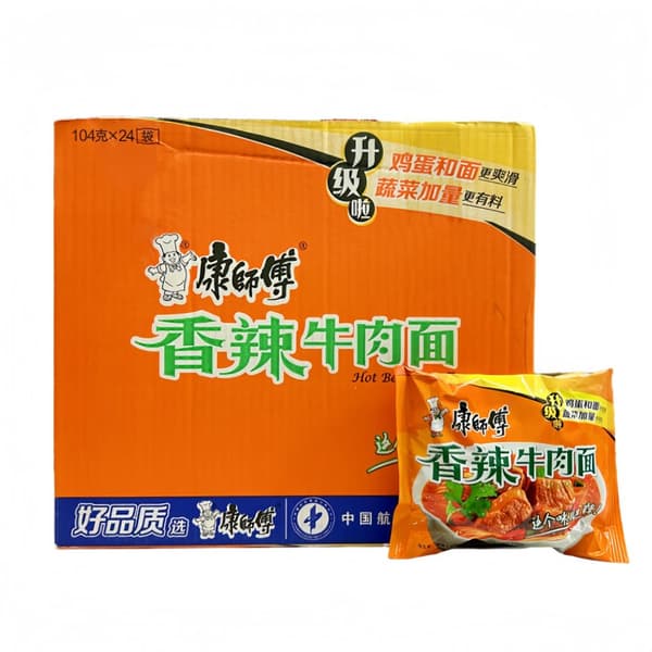 Snabbnudlar Spicy Biff Smak 104gx24st/krt KSF Kina