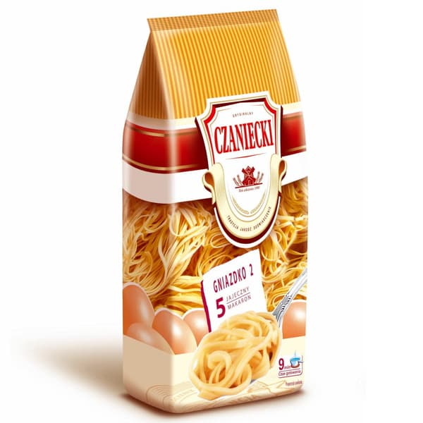 Czaniecki Pasta 5-ægs Nest NR2 500g