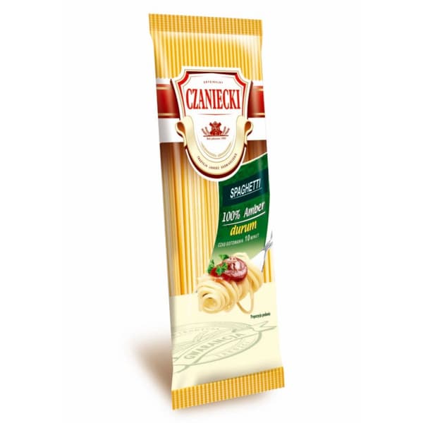 Pasta Czaniecki Amber Durum Spagetti 500g
