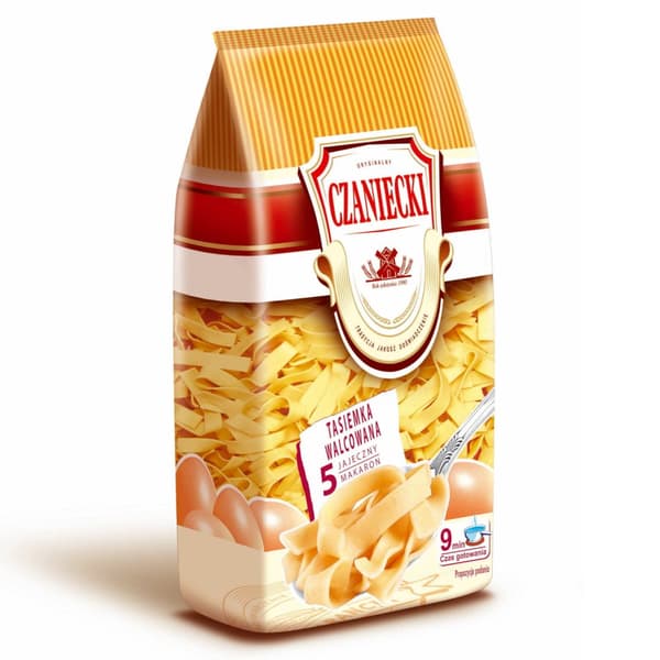 Czaniecki Pasta 5-ägg Tasiemka Walcow 250g