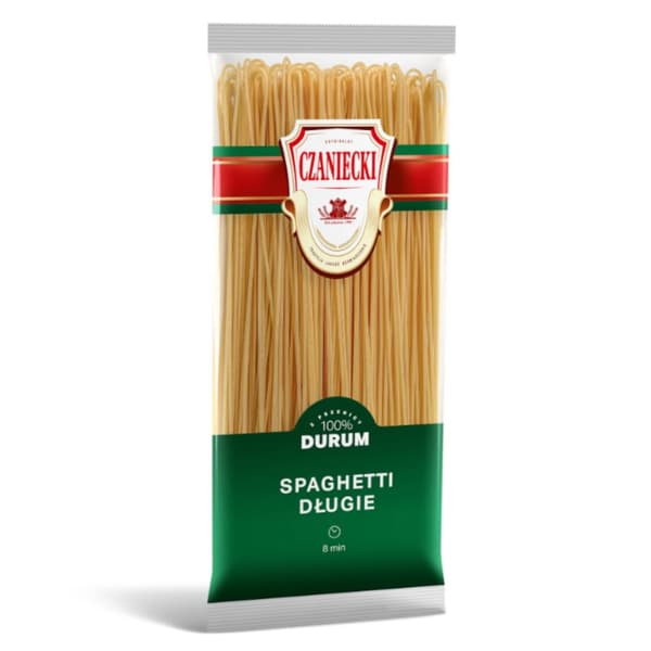 Pasta Czaniecki Amber Durum Spaghetti længde 400g