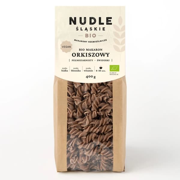 SPELTTIpasta (täysjyvä) spiraalit LUOMU 400g