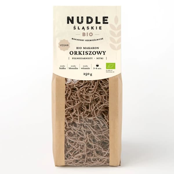 Dinkelpasta (fullkorn) ekologiska trådar 250g