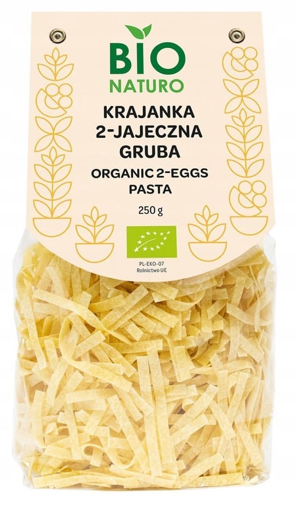 Pastaviipaleet, 2 kananmunan paksuiset, BIO 250g / BIONaturo