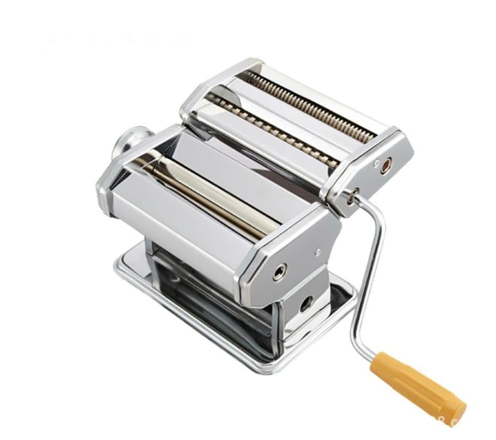 NUMA 01 Lyxig pastamaskin i rostfritt stål, handvevad