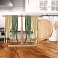 Miniatyrbild 2 av 6: Relaxdays Pastatork, 8 armar, torkning av spaghetti, kompakt bambuavtorkare, HLP 30 x 39,5 x 30 cm, natur