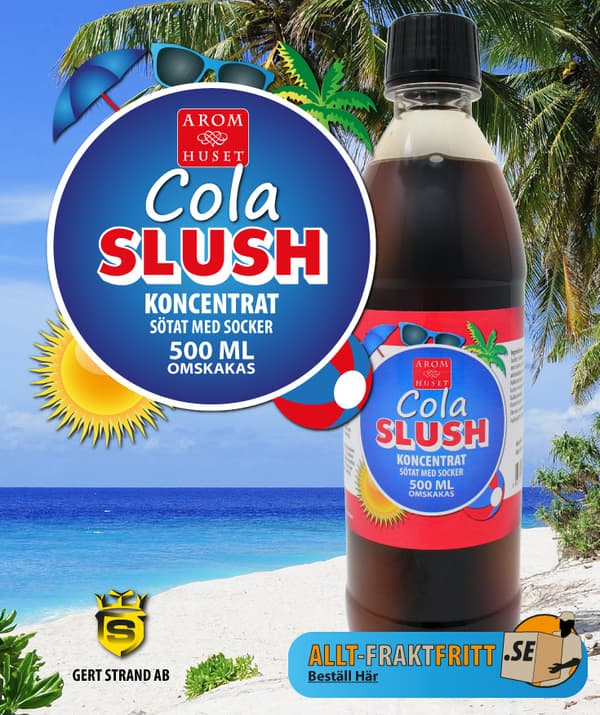 SLUSH Cola koncentrat 500 ML, spädes 1+5