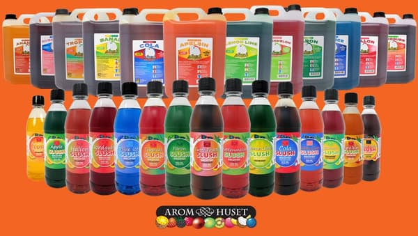 SLUSH Hallon koncentrat 500 ML, spädes 1+5
