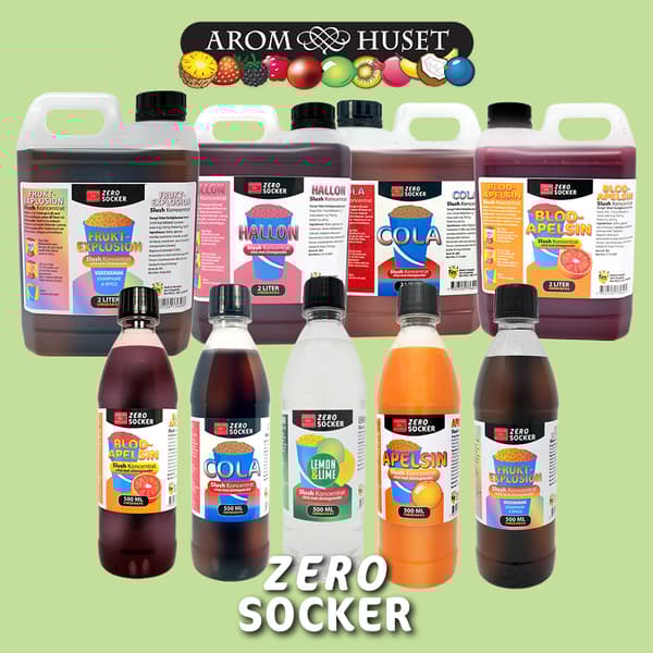 Zero Sockerfri SLUSH Hallon 2 liter