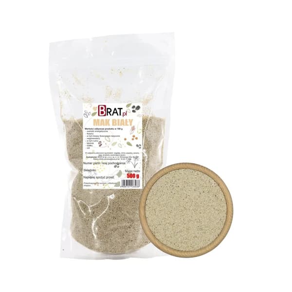 Hvide valmuefrø 500 g
