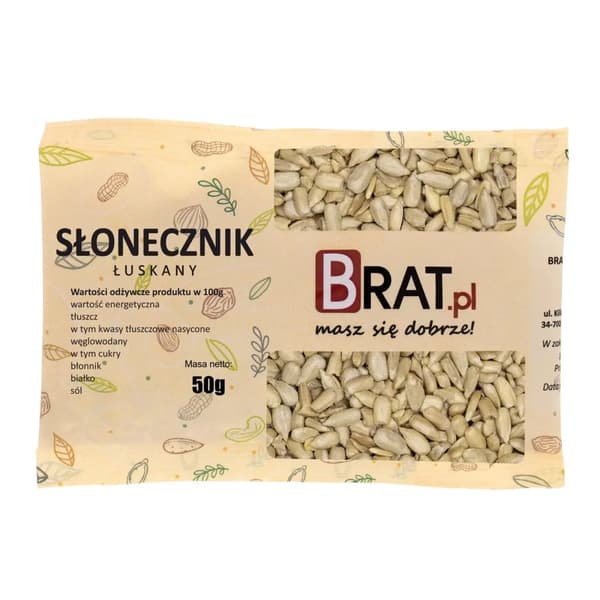 Skrællede solsikkekerner 50 g