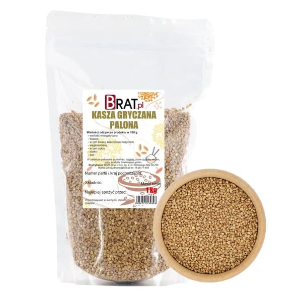 Ristede boghvedegryn 1 kg
