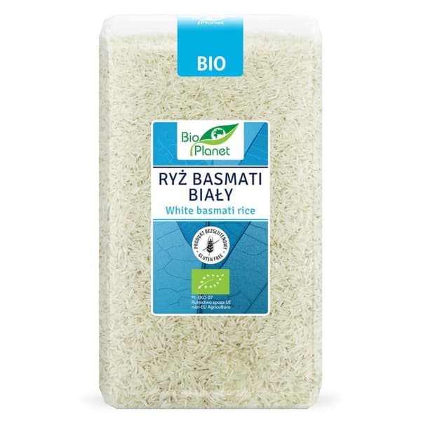 Glutenfri hvid basmatiris ØKOLOGISK 1 kg