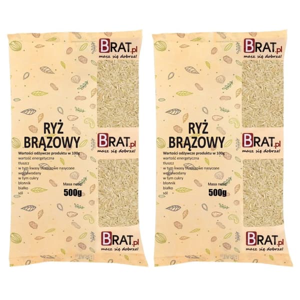 Brune ris 1 kg (2 x 500 g)