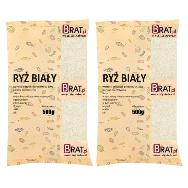 Hvide ris 1 kg (2 x 500 g)