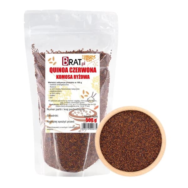 Rød quinoa - quinoa 500g