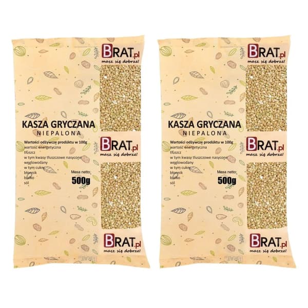 Paahtamattomat tattarisuurimot 1 kg (2 x 500 g)