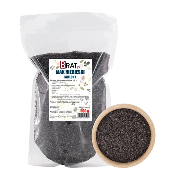 Blå valmuefrø malet 500 g